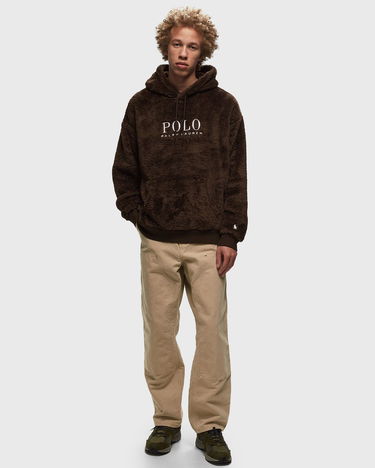 Sweatshirt Polo by Ralph Lauren High Pile Fleece Hoodie "Dark Beech" Brun | 710929595001, 2