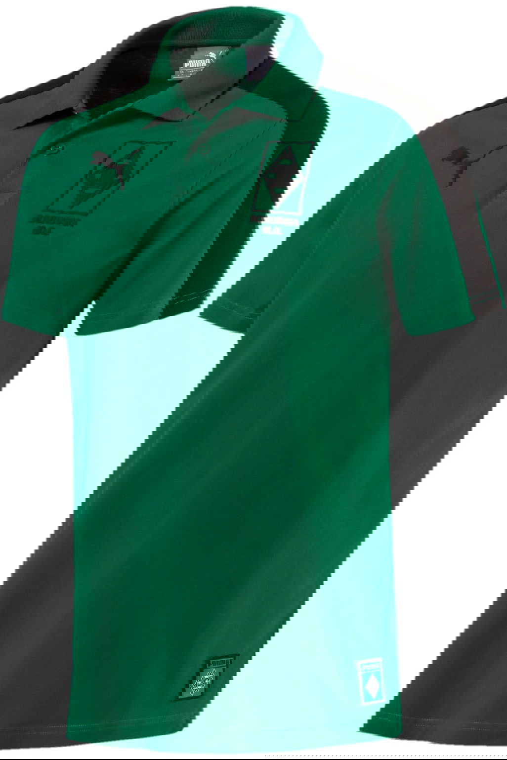 Polo skjorte Puma Green Colorblock T7 Polo Shirt Grøn | 754170-002, 0