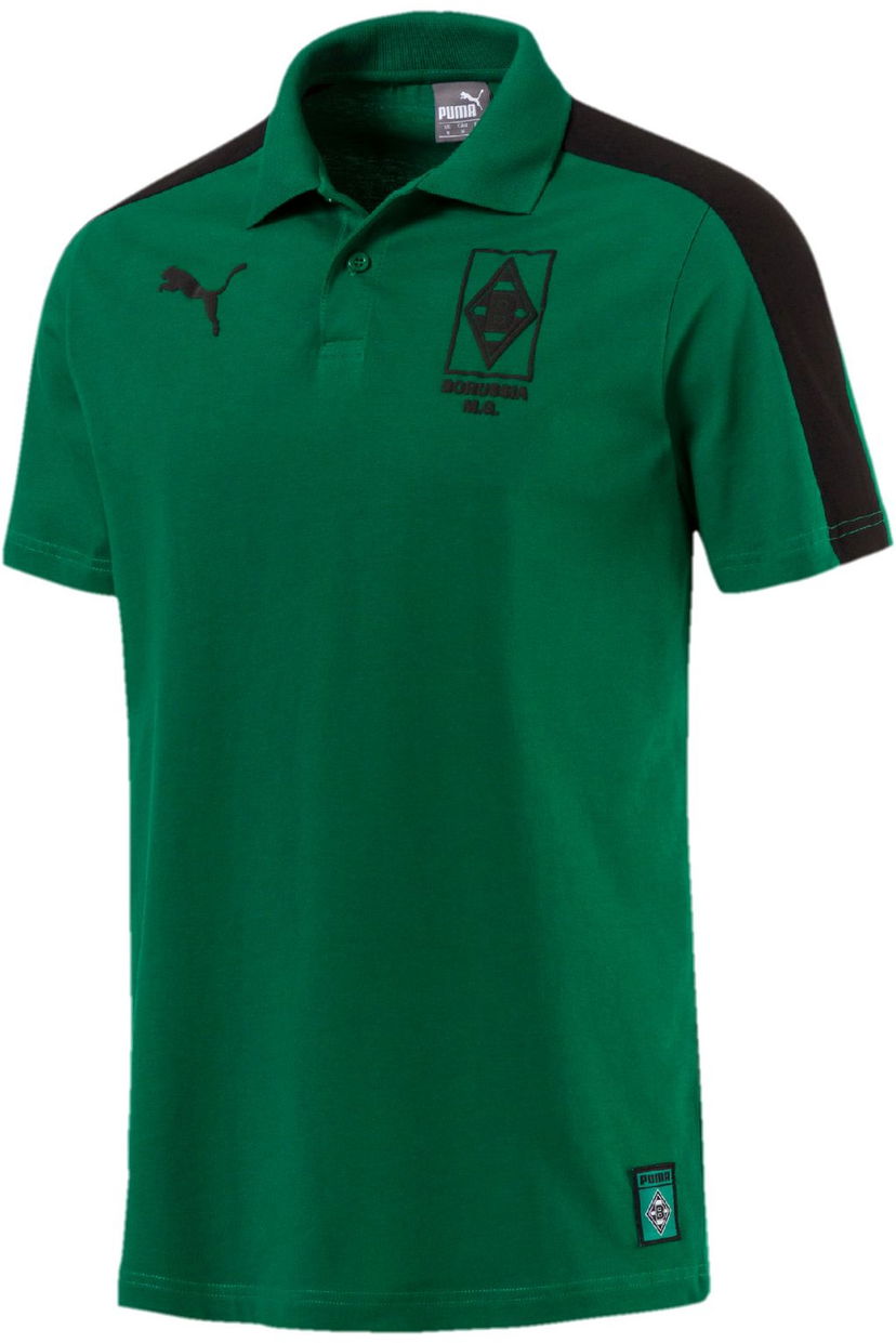 Polo skjorte Puma Green Colorblock T7 Polo Shirt Grøn | 754170-002
