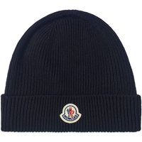 Beanie Moncler Logo Beanie Sort | 3B705-A9342-00-999, 2