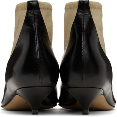 Tøj The Row The Row Mesh Kitten Heel Ankle Boots Sort | F1581-SL1W20, 1
