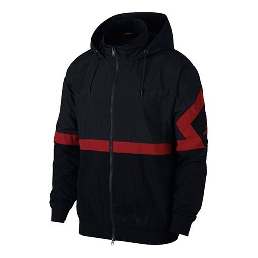 Vindjakke Jordan Casual Hooded Jacket Sort | AQ2684-010