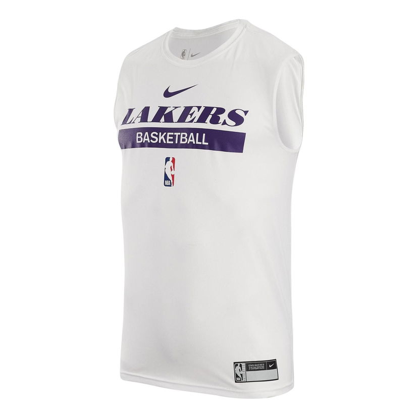 Jersey Nike NBA LOS ANGELES LAKERS Dri-FIT Sleeveless T-Shirt Hvid | DR6771-100
