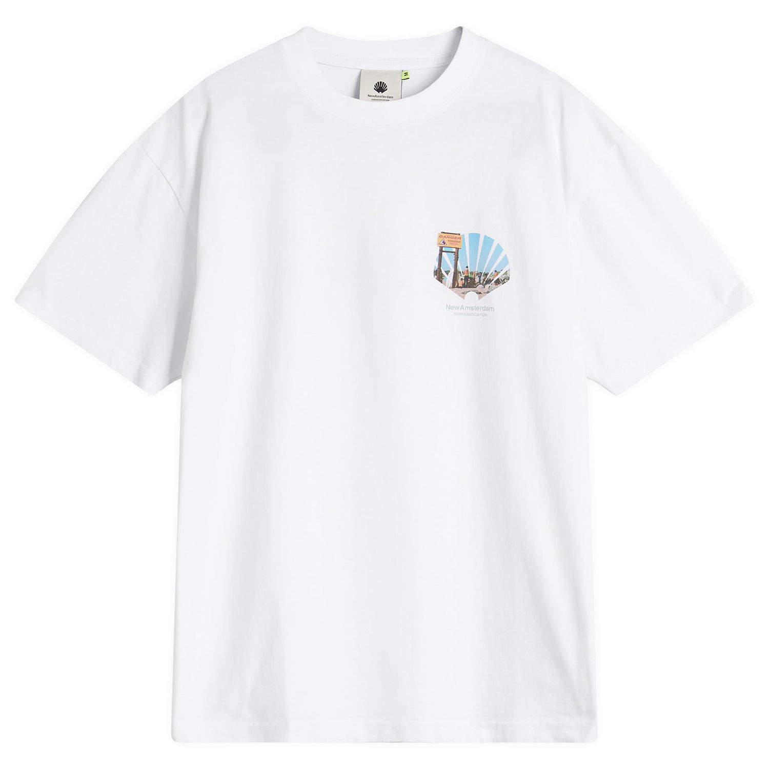 T-shirt New Amsterdam Surf Association New Amsterdam Surf Association Road Trip T-Shirt, Size Large Hvid | 2501174002, 0