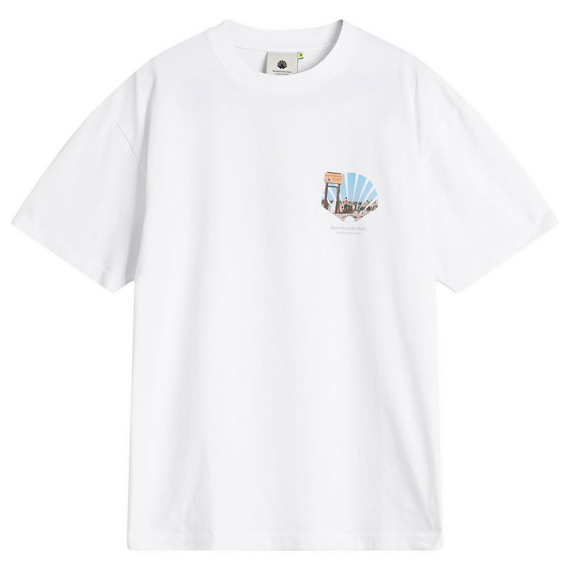 T-shirt New Amsterdam Surf Association New Amsterdam Surf Association Road Trip T-Shirt, Size Large Hvid | 2501174002