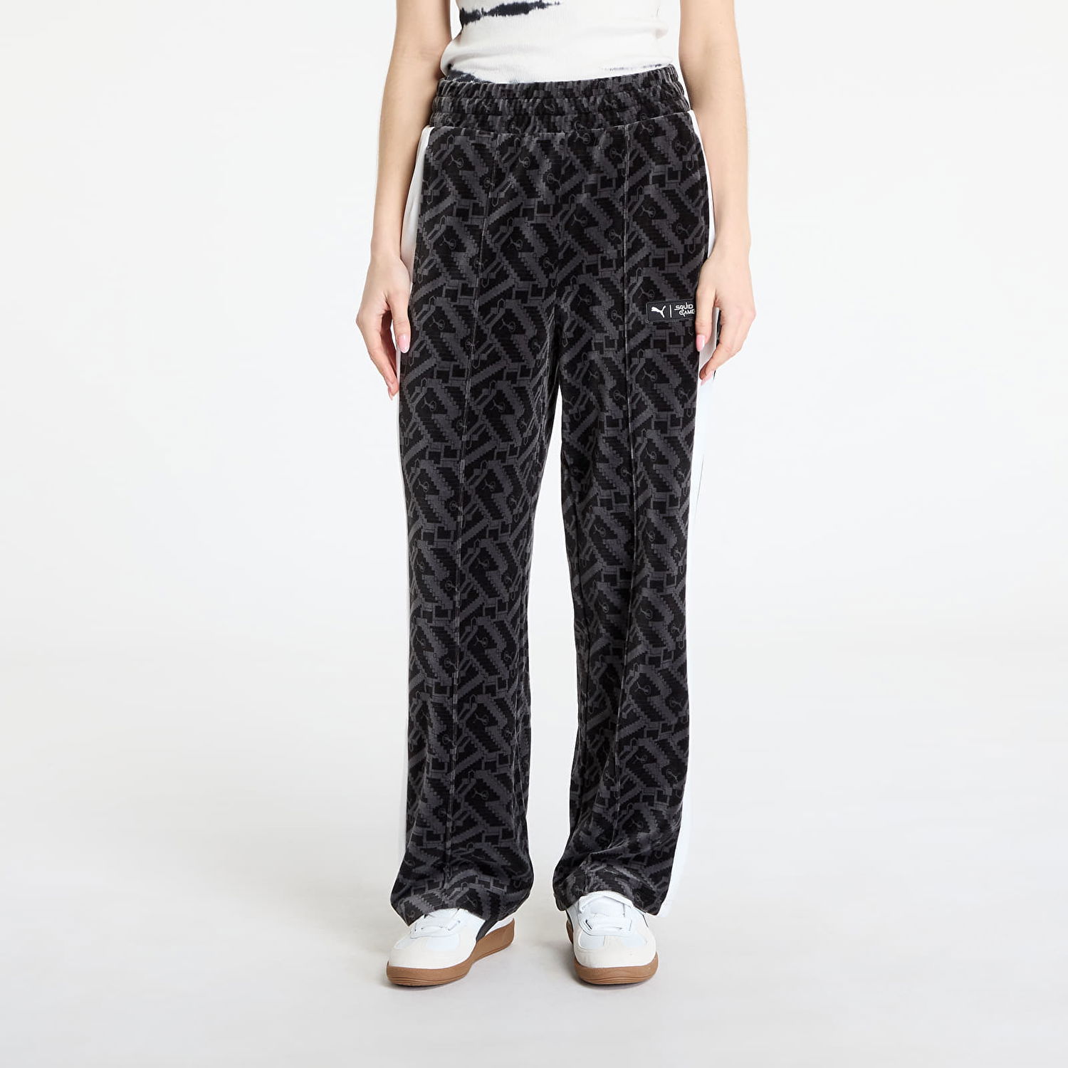 Bukser Puma Squid Game x T7 Iconic Straight Track Pants Sort | 62743301, 0