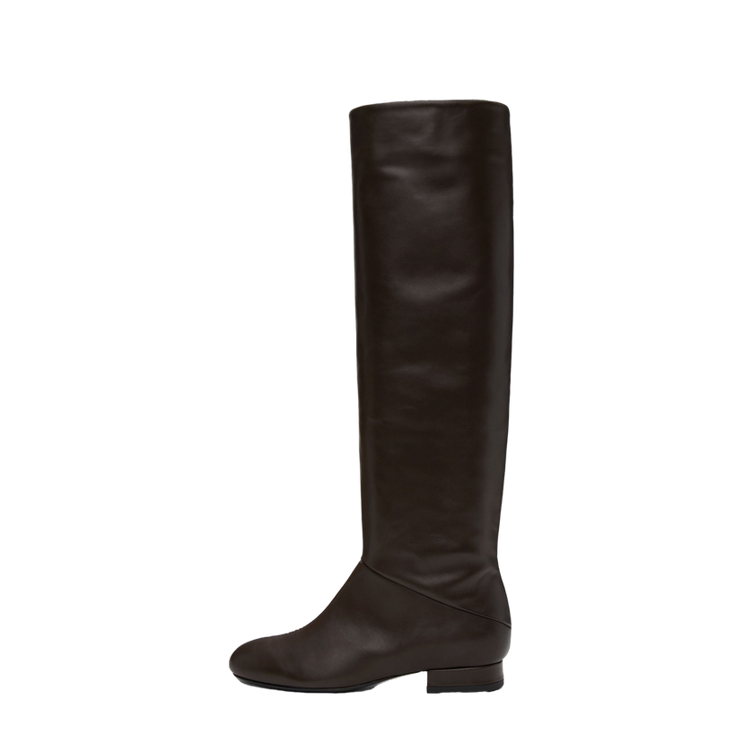 Sneakers og sko BY FAR Felix Nappa Leather Boots Brun | MWFBO064CL013BR023PL