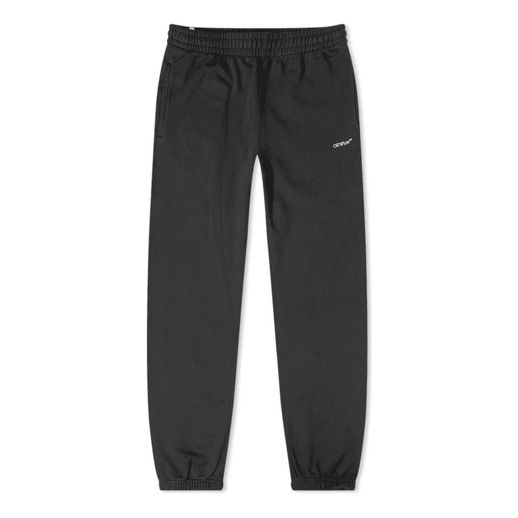 Joggingbukser Off-White Off-White Arrow Printing Sweatpants Sort | OMCH029E20FLE0061001