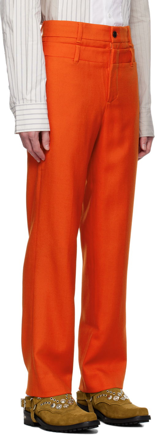 Bukser Feng Chen Wang Feng Chen Wang Layered Trousers Orange | FUF16TR23, 1