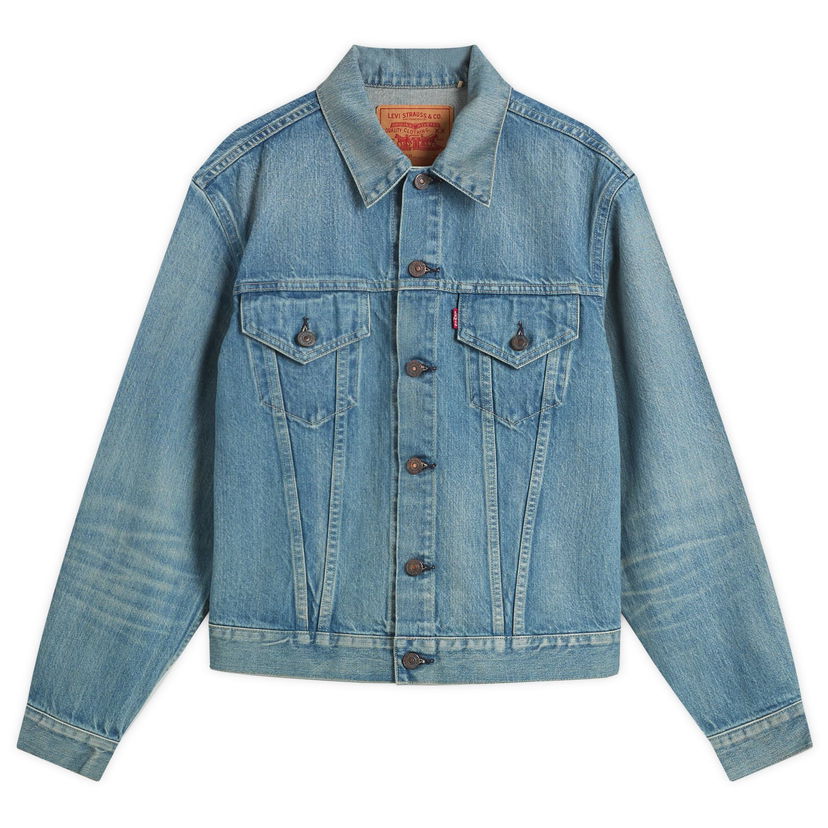Jakke Levi's LVC 1961 Type III 557 Kaihara Denim Jacket, Size Medium Blå | 74998-0004-BLU