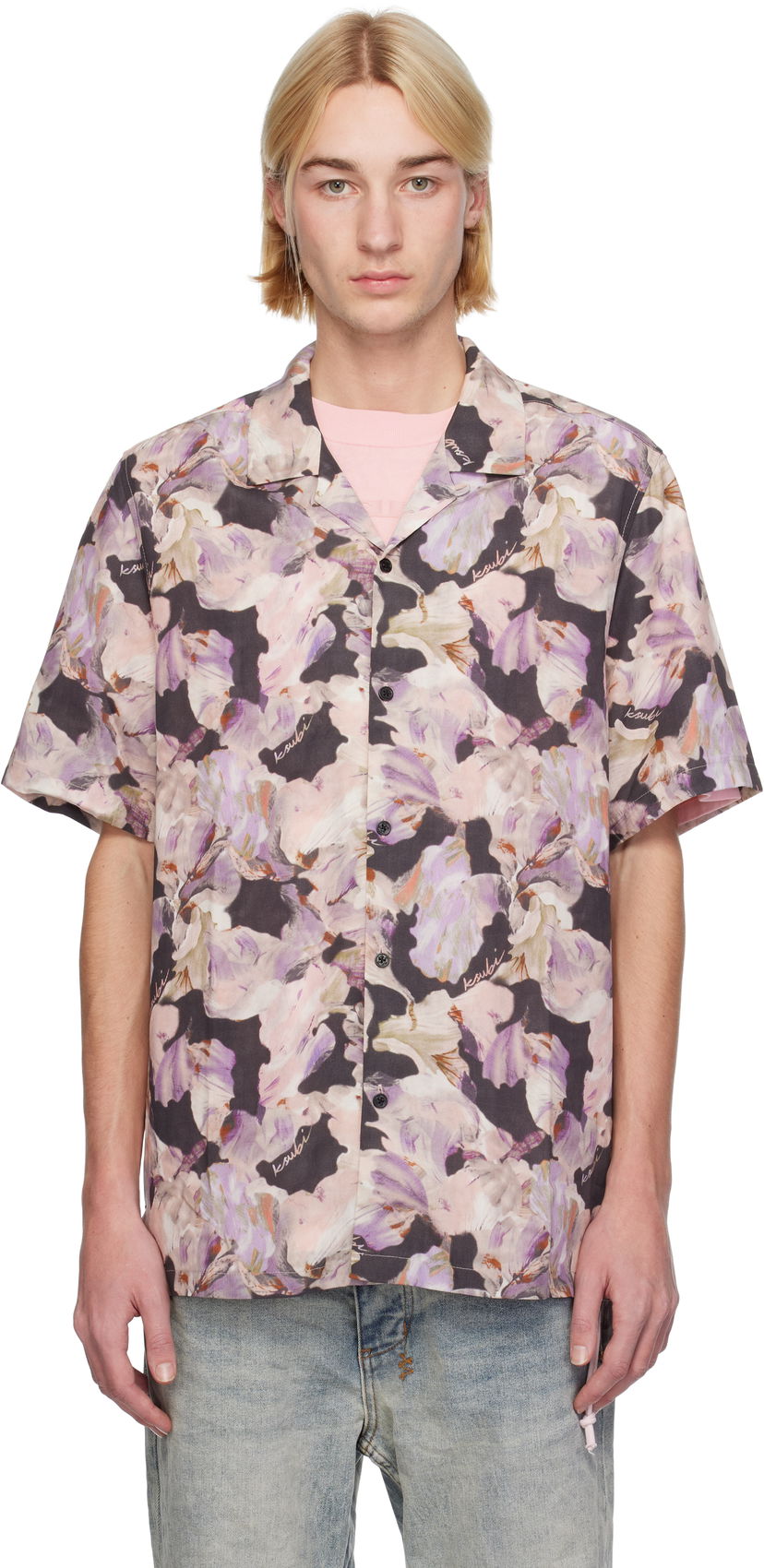 Skjorte Ksubi Painted Resort Shirt Lilla | MFA24SH003