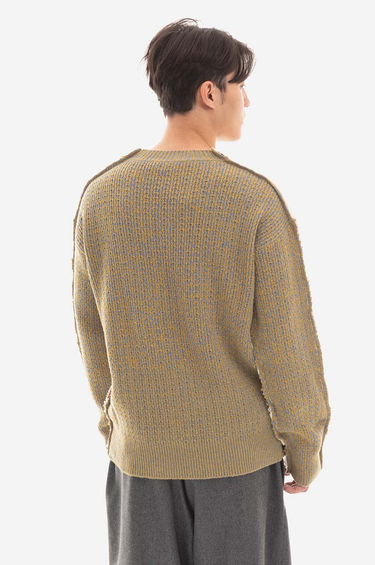 Sweater Marni V-neck Sweater Beige | CVMG0081Q0-MXW08, 2