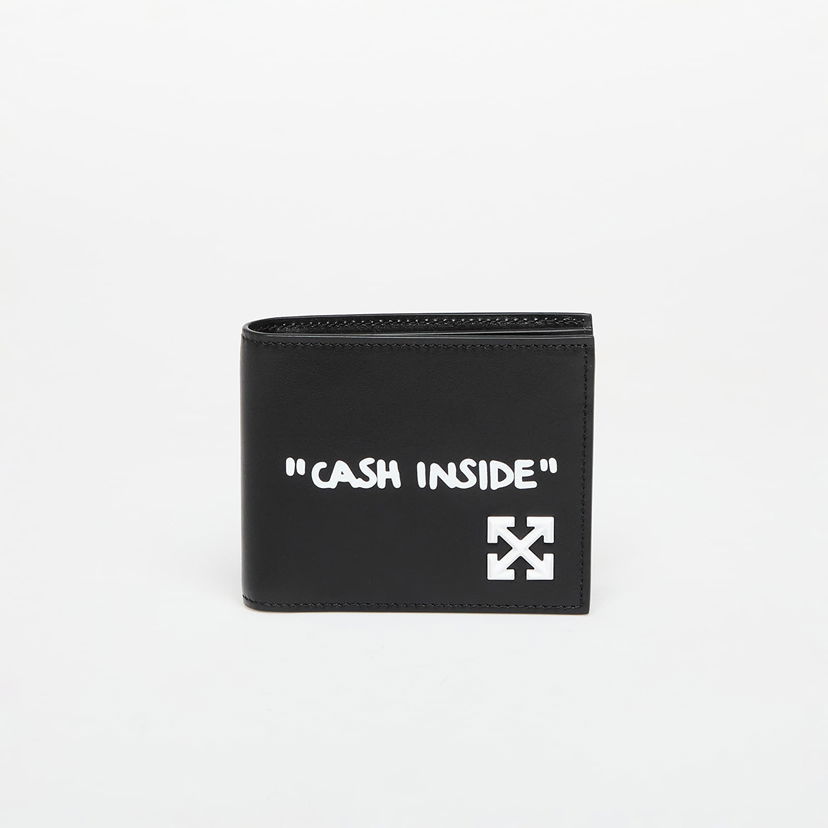 Tegnebog Off-White Off-White Jitney Quote Bifold Wallet Sort | OMNC098C99LEA0011001