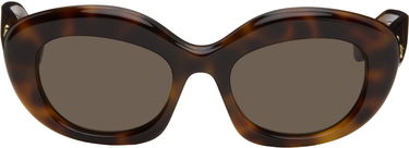 Solbriller Loewe Curvy Logo Cat-Eye Sunglasses Brun | LW40153I5152E 192337199622, 0