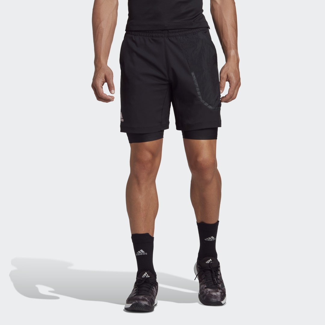 Shorts adidas Performance Tennis US Series 2-in-1 Shorts Sort | HH9474, 1
