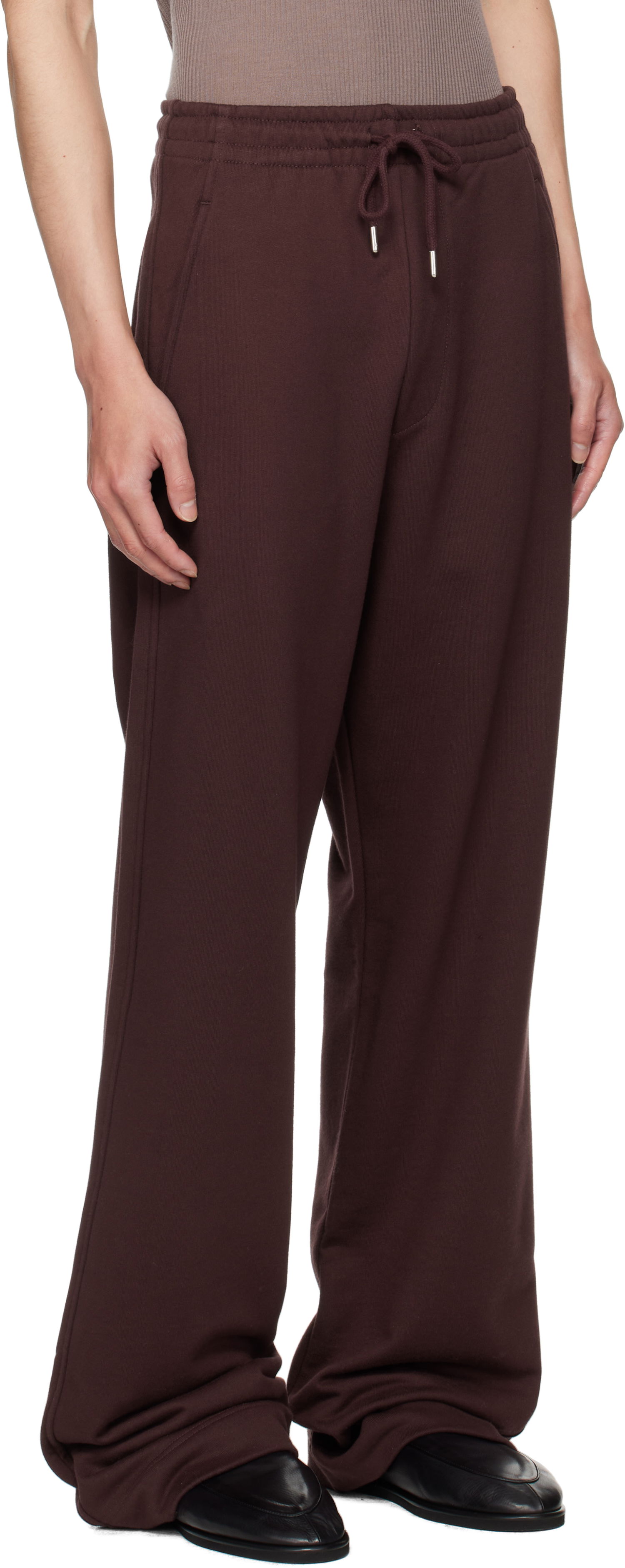 Joggingbukser Dries Van Noten Dries Van Noten Drawstring Sweatpants Brun | 252-021156-2611, 1
