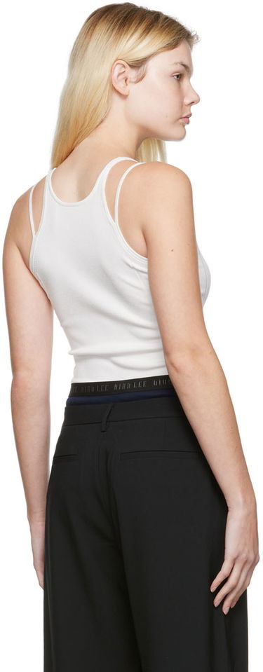 Tanktop Dion Lee Density Tank Top Hvid | C7098P22, 2