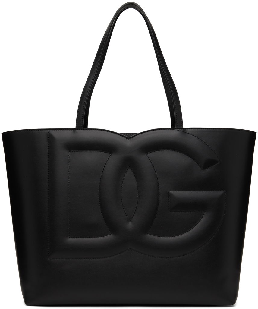 Mulepose Dolce & Gabbana Black Medium 'DG' Logo Tote Sort | BB7338AW576, 0
