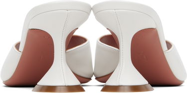 Skopleje Amina Muaddi Amina Muaddi Lupita 70 Heeled Sandals Hvid | LUPITA SLIPPER 70 CL Nappa, 1