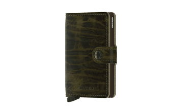 Tegnebog Secrid Miniwallet "Safiano Olive" Grøn | MSa-olive, 1