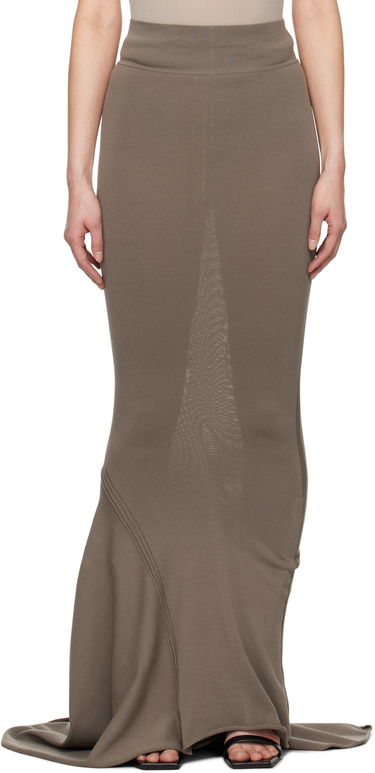 Nederdel Rick Owens Rick Owens Hollywood Dauphine Maxi Skirt Brun | RP01E7689 VI, 0