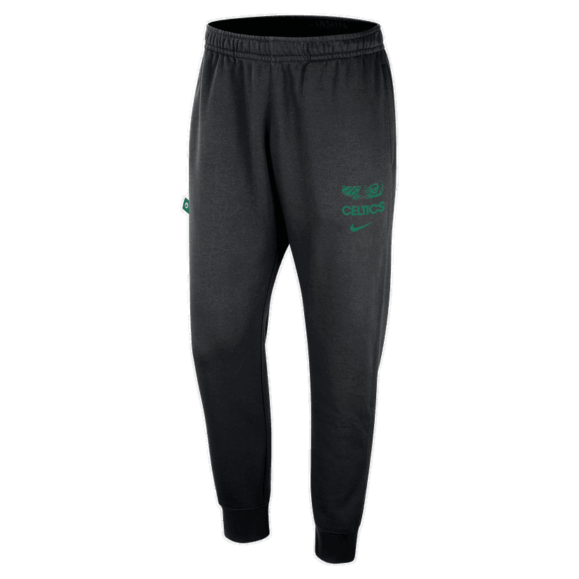Joggingbukser Nike Boston Celtics Club Courtside Joggers Sort | FZ7790-011