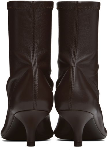 Sneakers og sko TOTEME 'The Heeled Sock' Kitten Heel Boots Brun | 244-WAS0161-LE0089, 1