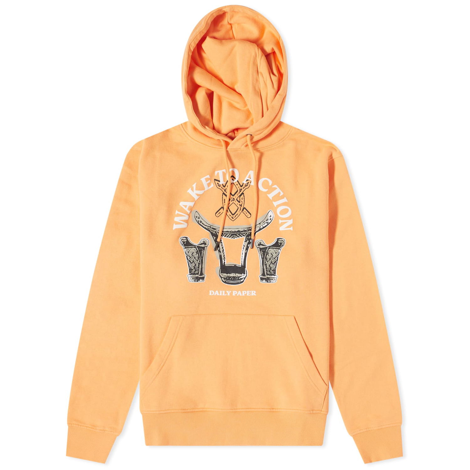 Sweatshirt DAILY PAPER Rivo Popover Hoodie Orange | 2321104, 0