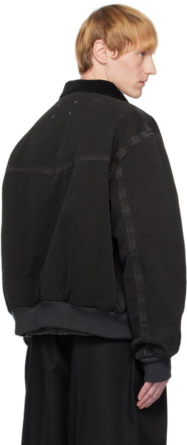 Jakke Maison Margiela Maison Margiela Yoke Caban Bomber Jacket Sort | S50AM0640 M35255, 2