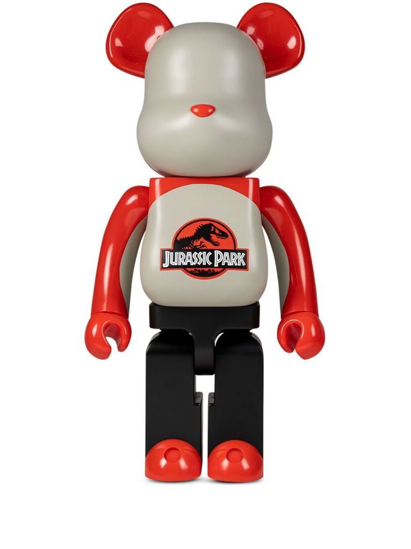 Collectible Medicom Toy Jurassic Park BE@RBRICK figure - Red Rød | MEDI012319619608