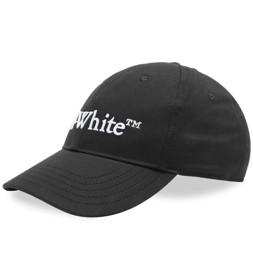 Kasket Off-White Bookish Drill Cap Sort | OMLB052F23FAB0011001