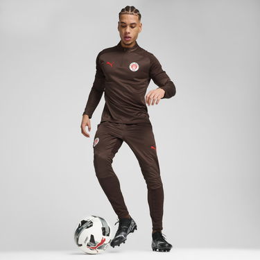 Sweatshirt Puma FC St. Pauli Men's Quarter-Zip Training Top Brun | 778721_05, 3