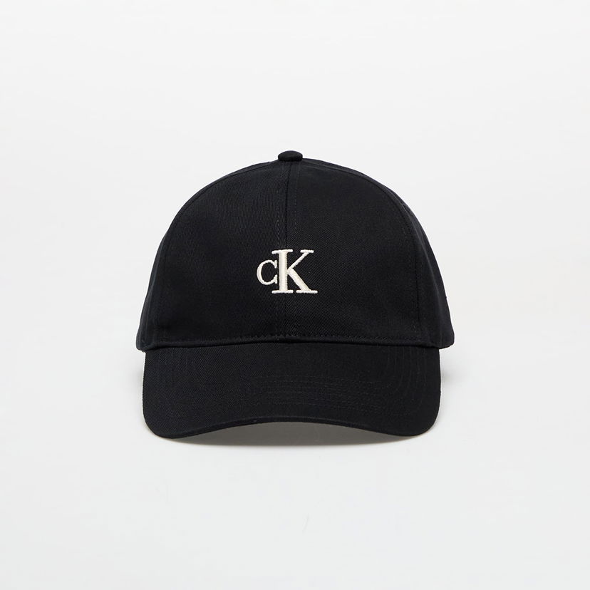 Kasket CALVIN KLEIN Calvin Klein Jeans Monogram Embroidery Cap Sort | LV04K5024G UB1