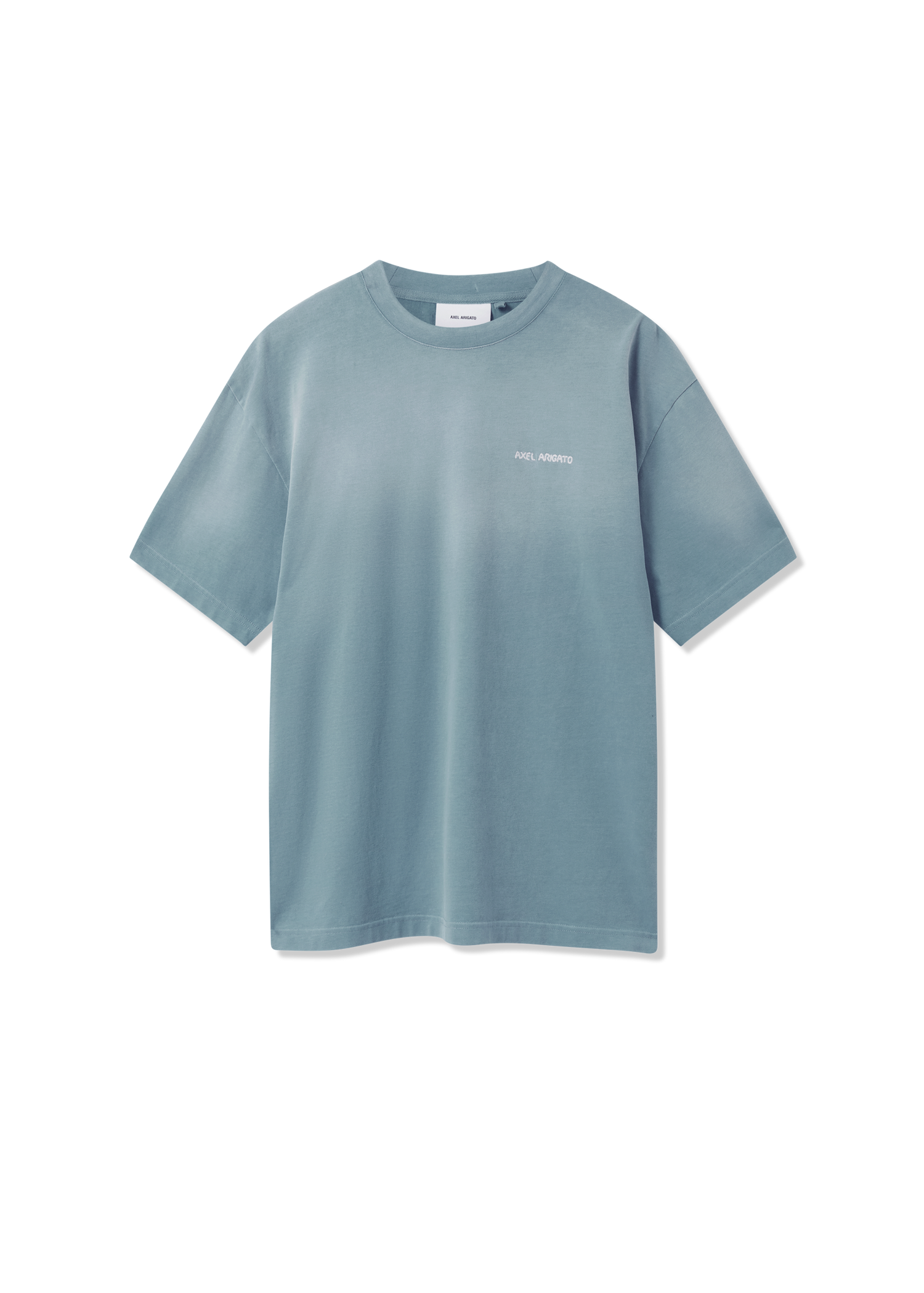 T-shirt AXEL ARIGATO Washed Crew Neck T-Shirt Blå | A3458002, 0