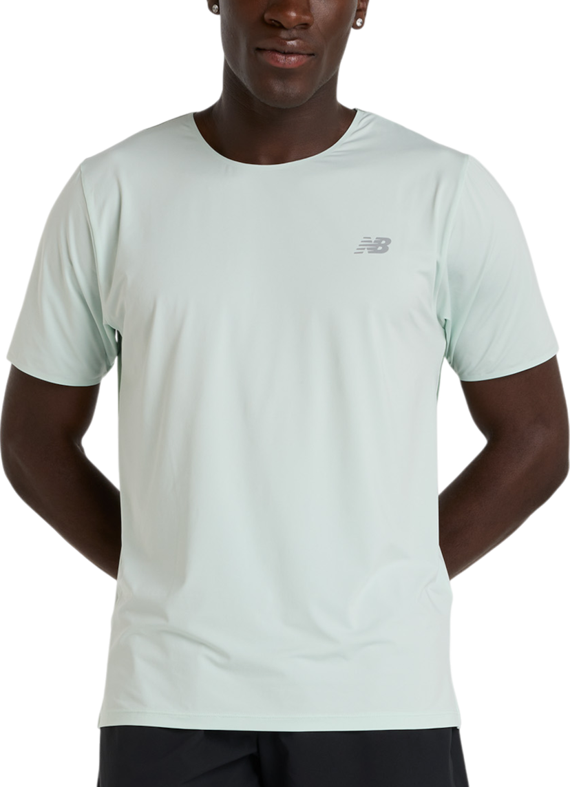 T-shirt New Balance New Balance Race Day T-Shirt Grøn | mt43213-cys