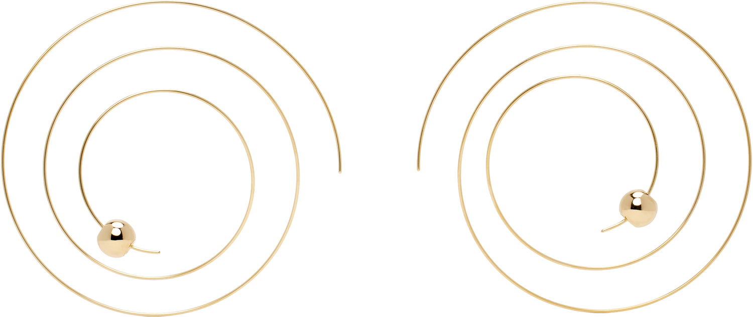 Øreringe Alaïa ALAÏA Thin Spiral Earrings Metalisk | AA2B128LA043, 0