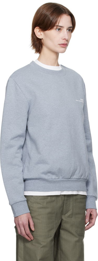 Sweatshirt A.P.C. A.P.C. Standard Item Overdye Sweatshirt Blå | COHBP-M27939, 1