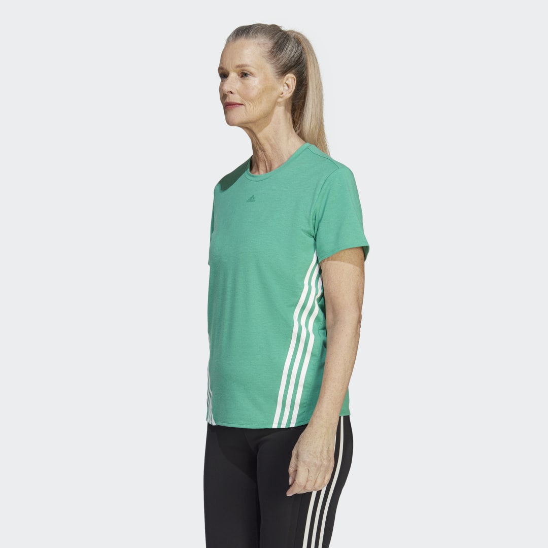 T-shirt adidas Performance Train Icons 3-Stripes Turkis | HS2360, 0