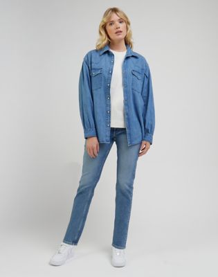 Jeans Lee Rider Jeans "Modern Mid" Blå | 112341337:34:33, 1