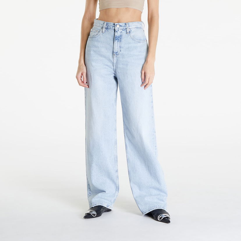 Jeans CALVIN KLEIN High Rise Relaxed Coated Jeans Denim Light Blå | J20J223427 1AA