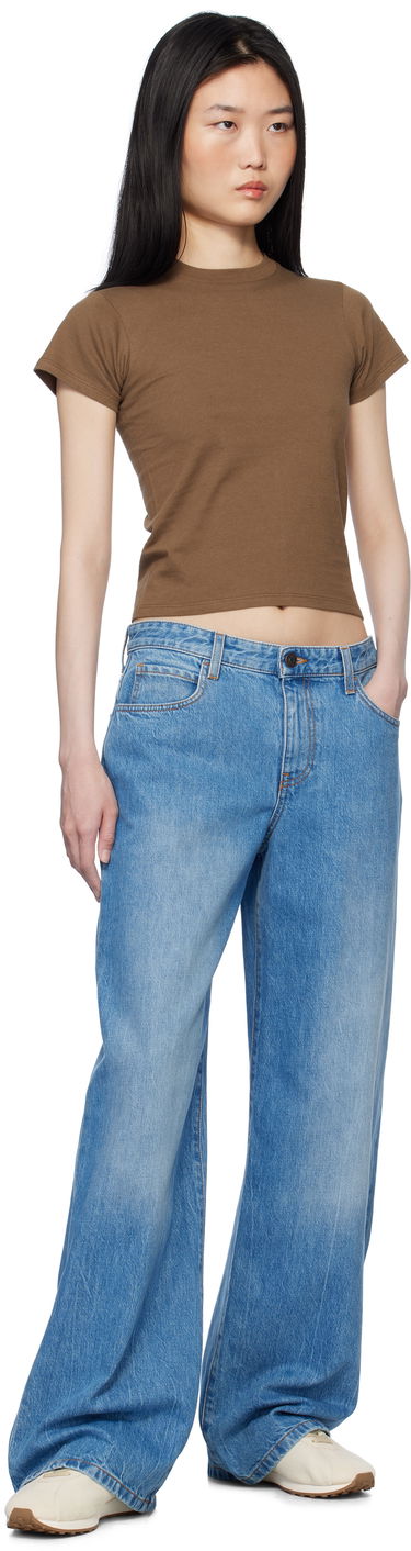 Crop top The Row The Row Tommy T-Shirt Brun | 7727-K603, 3