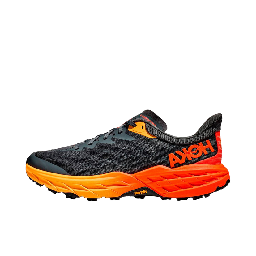 Løbe Hoka One One Speedgoat 5 Castlerock Flame Sort | 1123157-CFLM