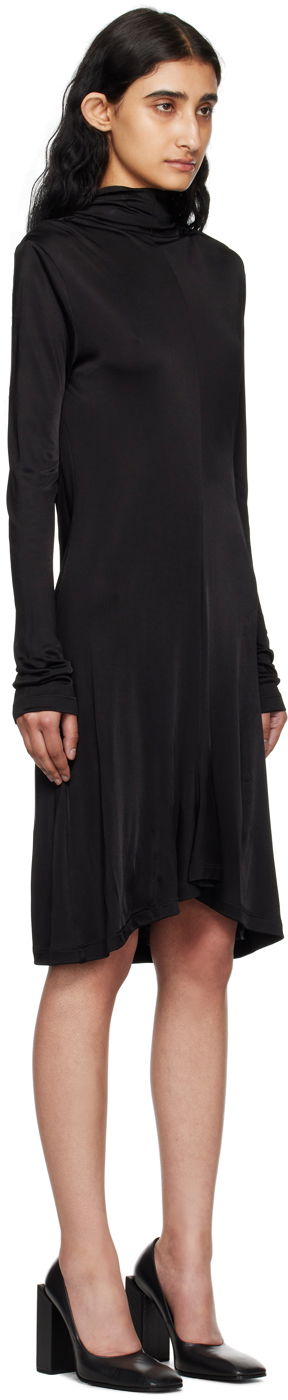 Kjole Helmut Lang Helmut Lang Cowl Neck Midi Dress Sort | O05HW601, 1