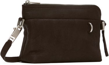 Skuldertaske Rick Owens Rick Owens Hollywood Adri Small Suede Crossbody Bag Grøn | RA01E0625 LBAPA, 4