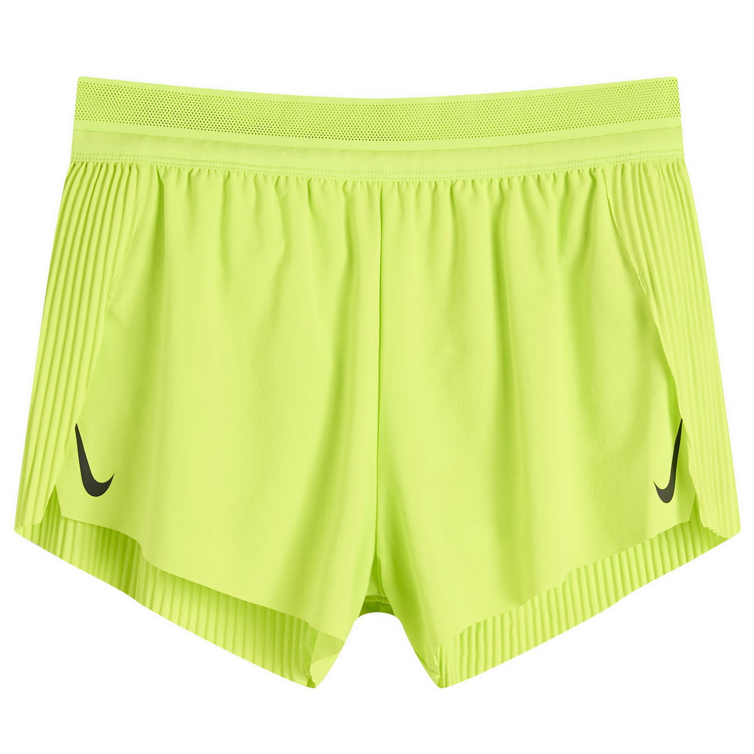 Shorts Nike Aeroswift 3" Running Shorts with Perforated Waistband and Pleated Sides Gul | FN2328-389, 1