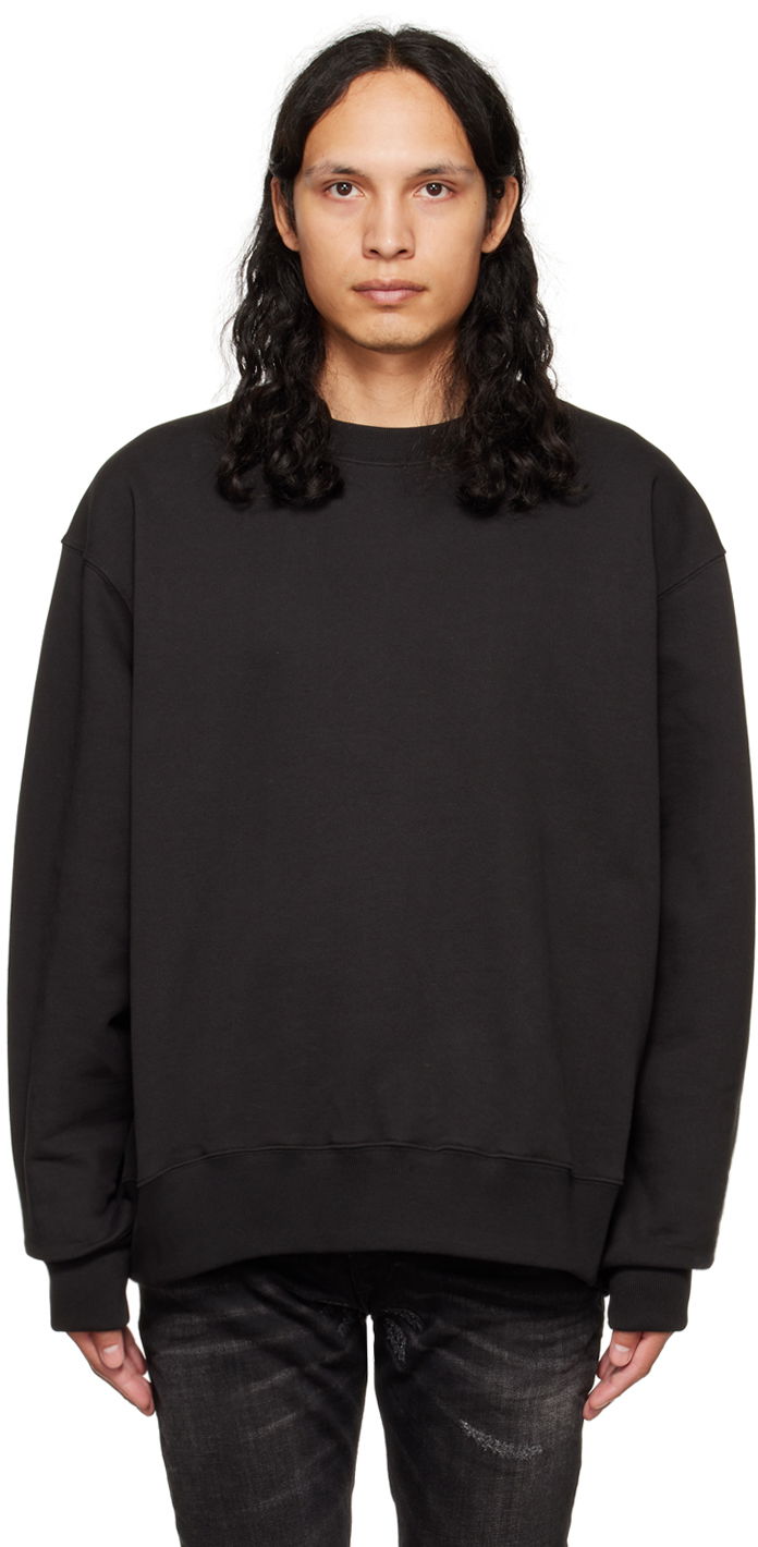 Sweater We11done We11done Crewneck Sweatshirt Sort | WD-TS3-22-747-U-BK