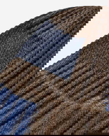 Beanie KAPITAL Wool Patchwork Ribbed Knit Beanie Flerfarvet | EK-1510XH GRAY, 5