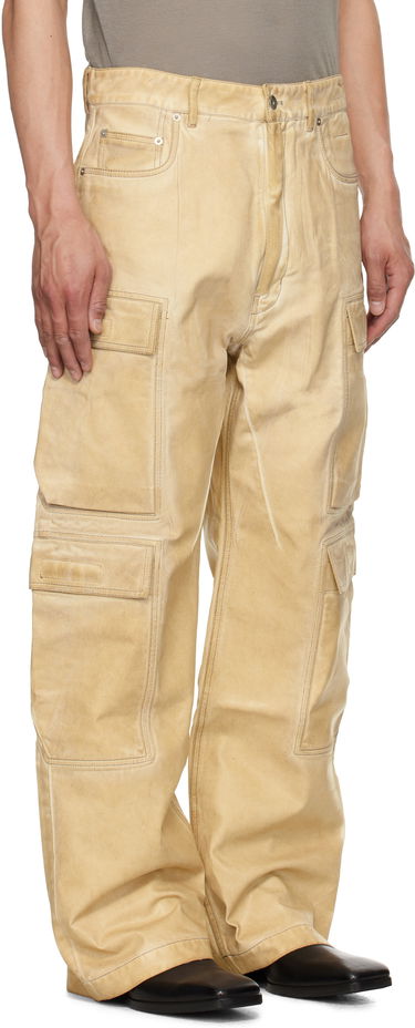 Cargo bukser Rick Owens Rick Owens DRKSHDW Hollywood Double Cargo Pants Sort | DU01E3361 DCF, 4