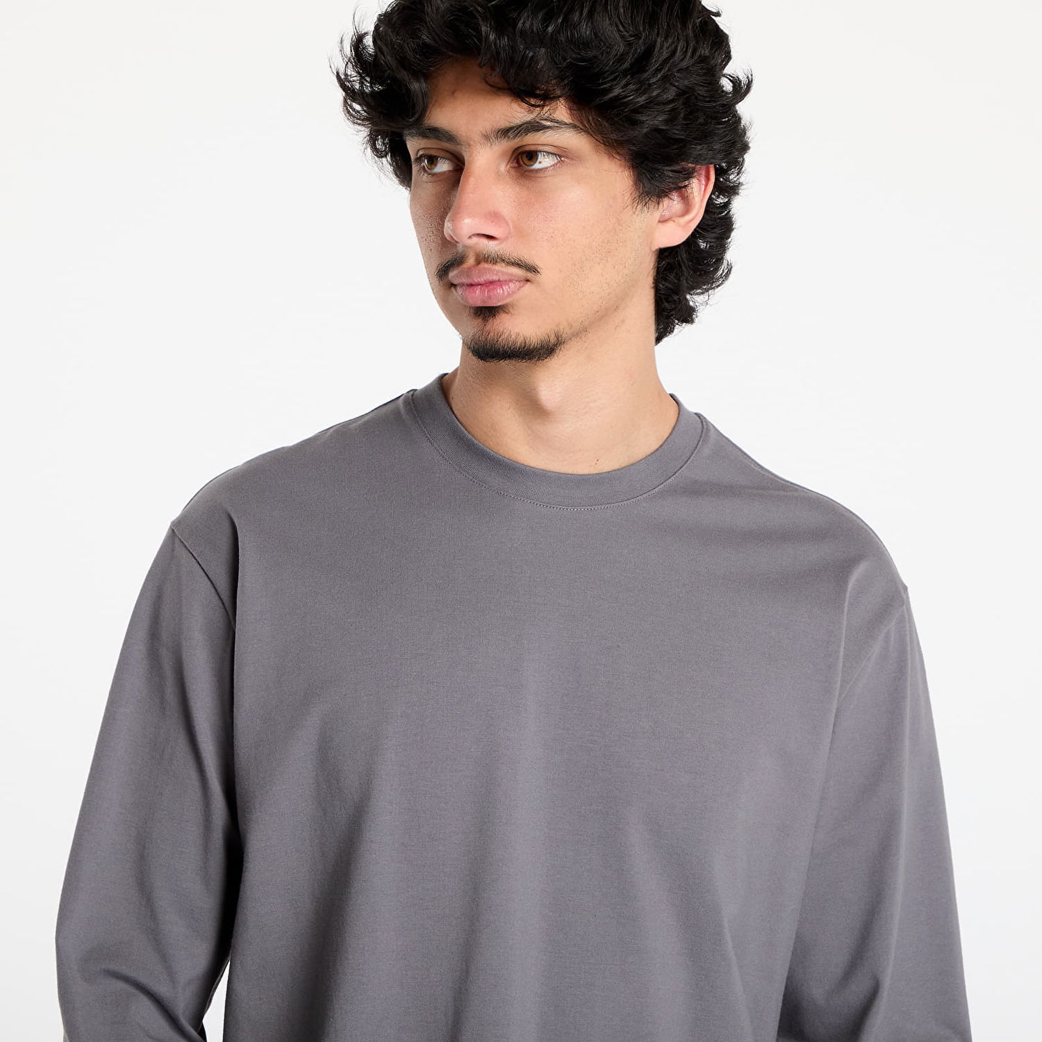 T-shirt Y-3 Y-3 Graphic Long Sleeve Top Grå | KE5095, 1