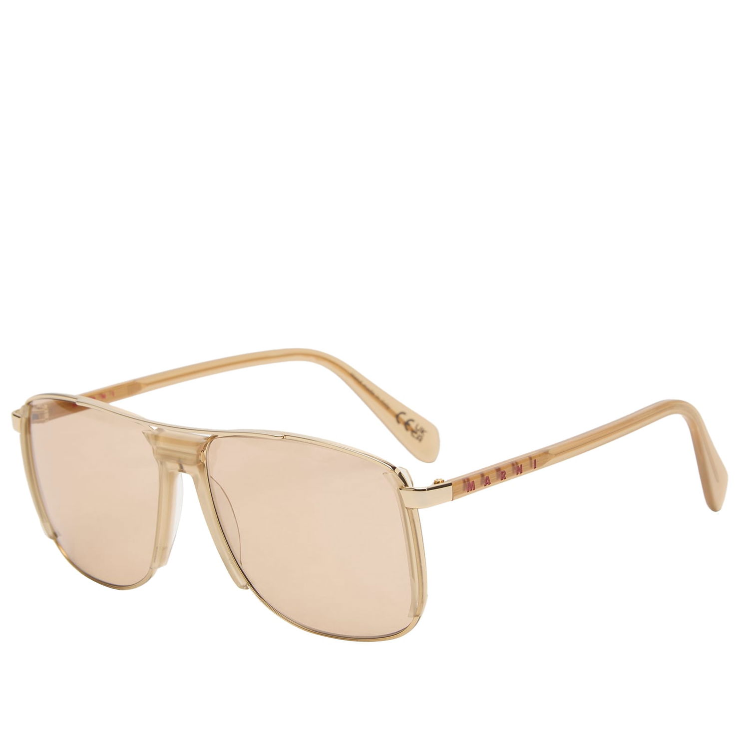 Solbriller RETROSUPERFUTURE Retrosuperfuture x Marni Vorluna Sunglasses Beige | 8059026145891, 1